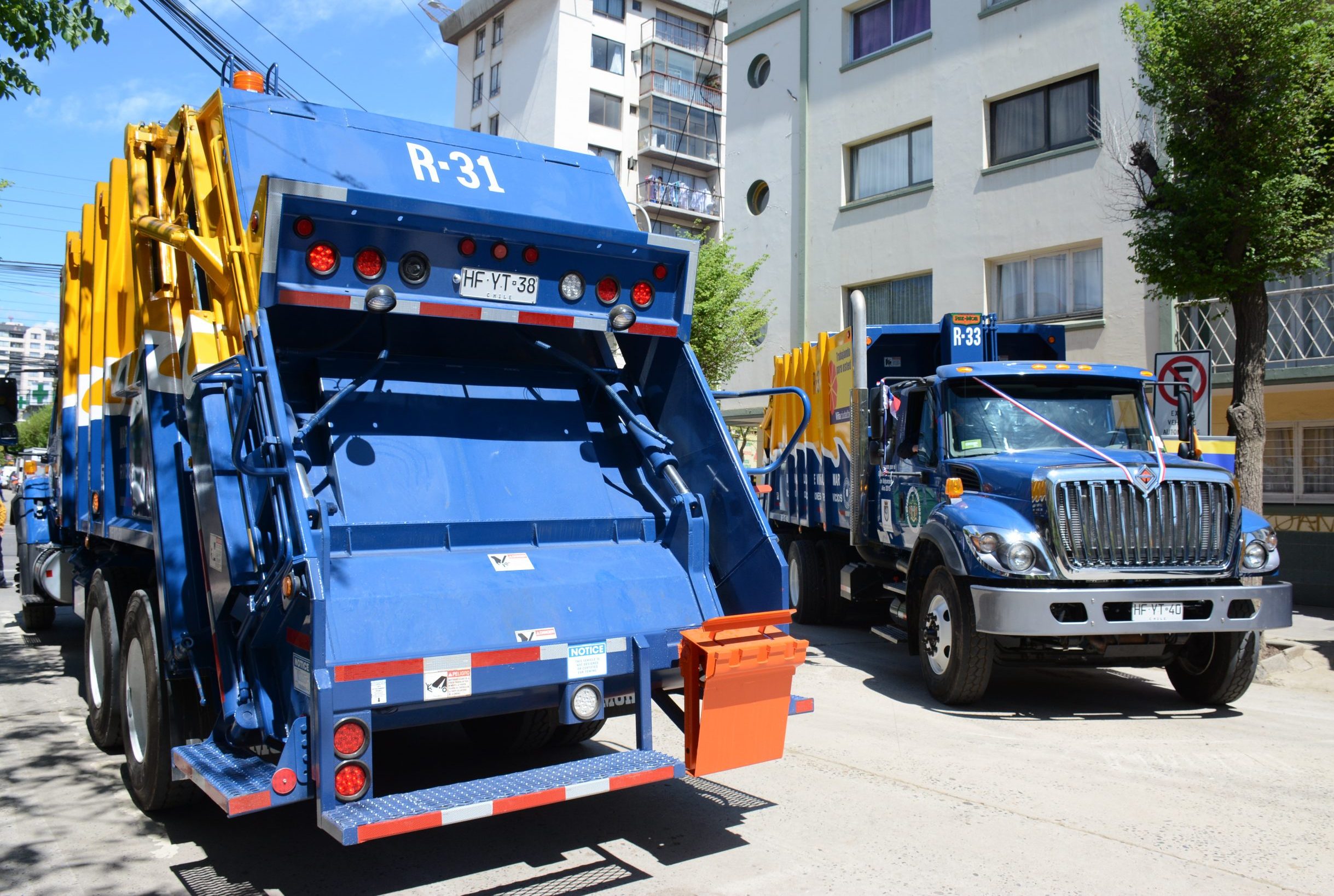 Municipio de Viña tendrá nuevos camiones recolectores para mejorar el servicio de retiro de basura domiciliaria