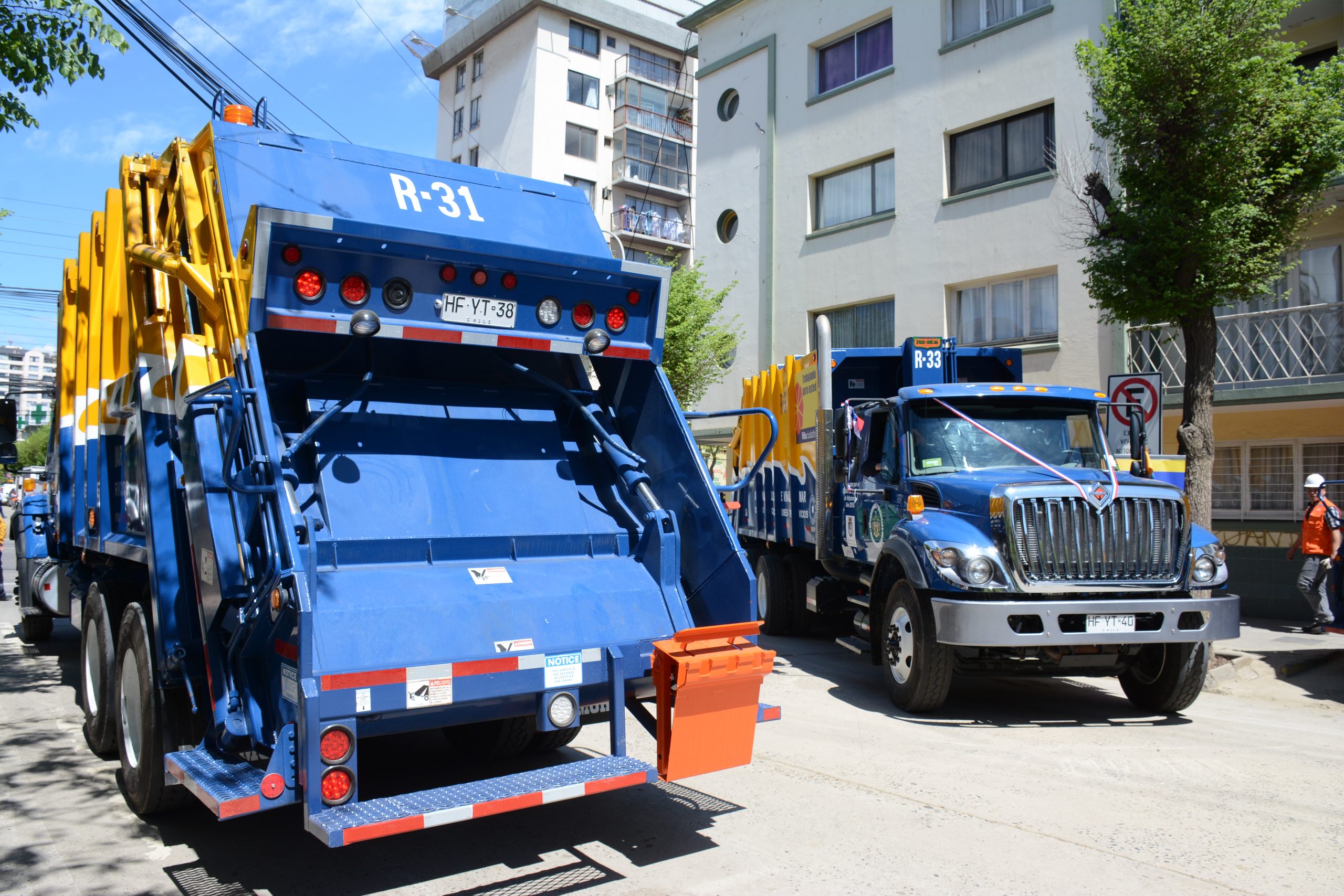 Municipio de Viña tendrá nuevos camiones recolectores para mejorar el servicio de retiro de basura domiciliaria