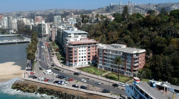 Borde costero: Municipio destaca obras de mejoramiento de paseo en Av. La Marina de Viña del Mar