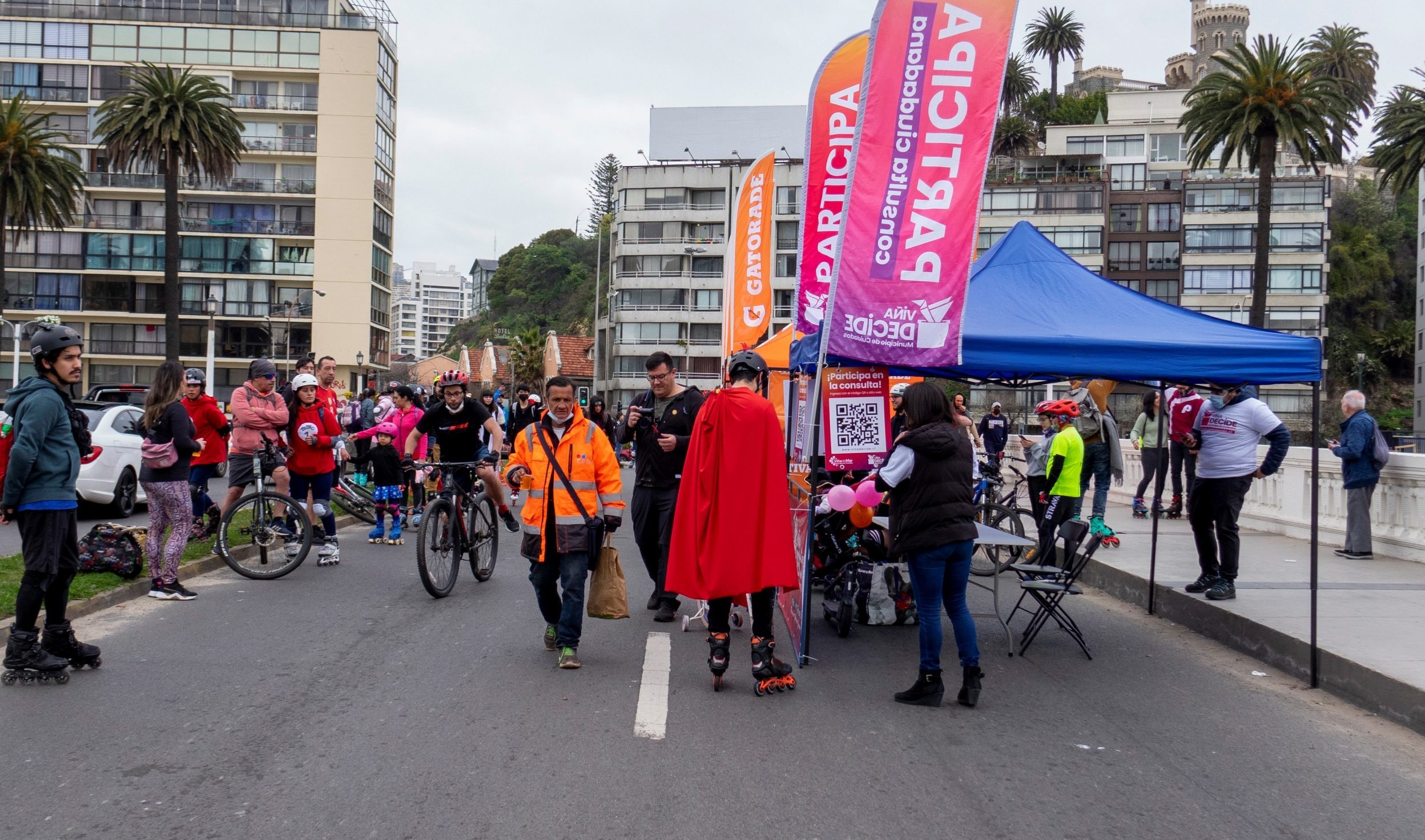 Viña Decide: Gran participación en consulta ciudadana sobre funcionamiento de la ciclorecreovía