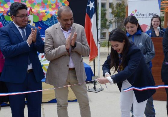 Municipio viñamarino avanza en mejoramiento de planteles educacionales e inaugura obras de Escuela Gastón Ossa en Villa Hermosa