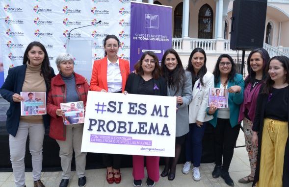 En Viña del Mar se conmemoró el Día Internacional por la Eliminación de las Violencias en Contra de las Mujeres