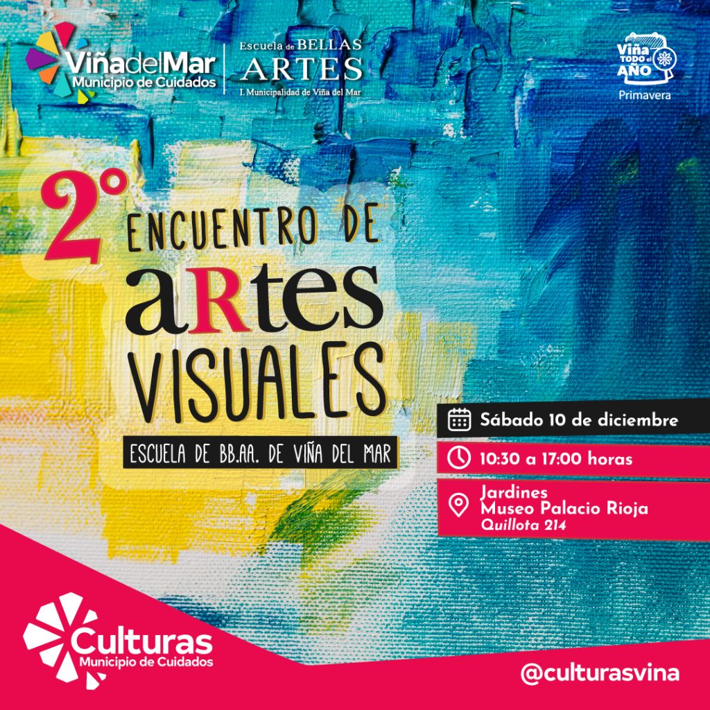 Imagen principal: Las Artes Visuales se toman los jardines del Palacio Rioja este sábado con muestra de la Escuela de Bellas Artes de Viña