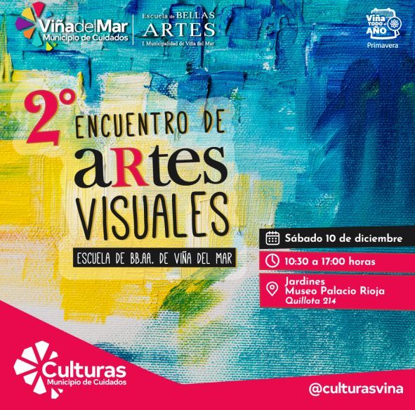 Las Artes Visuales se toman los jardines del Palacio Rioja este sábado con muestra de la Escuela de Bellas Artes de Viña