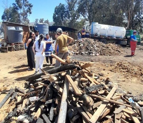 Municipio de Viña del Mar brinda apoyo a centro ceremonial mapuche afectado por incendio de Jardín Botánico