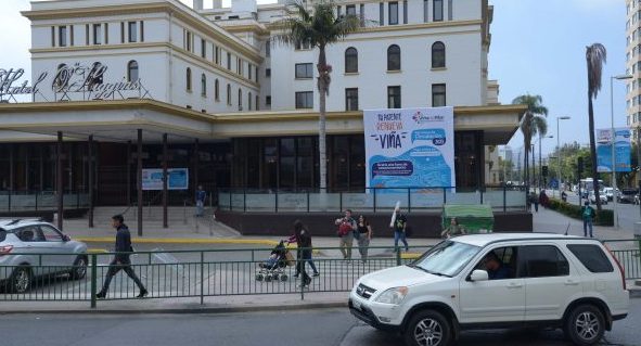 Hotel O’Higgins fue habilitado como principal centro para obtener el permiso de circulación en Viña del Mar