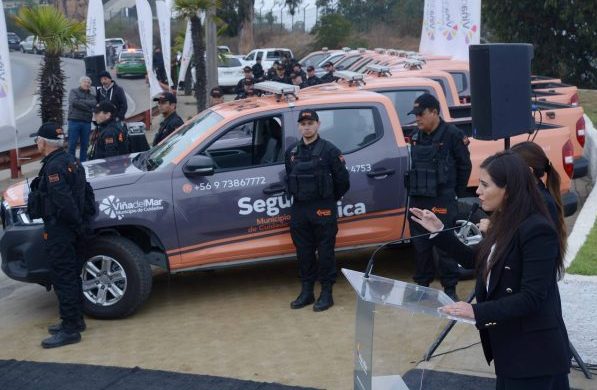 Municipio de Viña incorpora 24 nuevos vehículos para reforzar programa de seguridad pública con patrullaje comunal