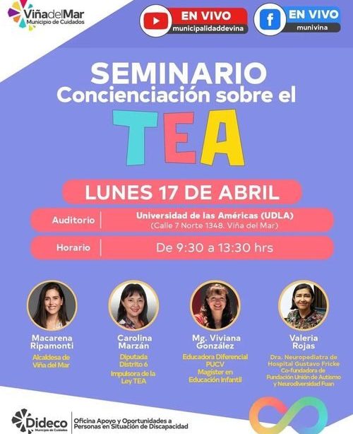 Municipio de Viña del Mar realizará seminario de concienciación sobre el trastorno del espectro autista