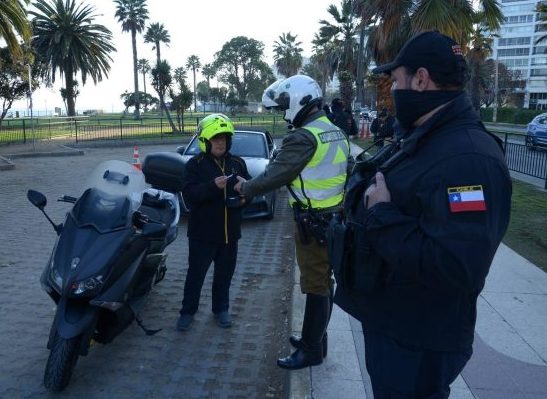  Intensa fiscalización  despliega municipio  de Viña del Mar para detectar vehículos que circulan ilegalmente por calles de la ciudad