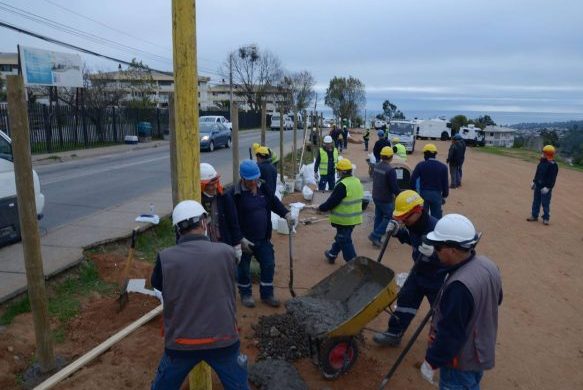 Municipio de Viña del Mar avanza en cierre perimetral y labores de despeje en terreno desalojado, donde se construirá nuevo centro de salud