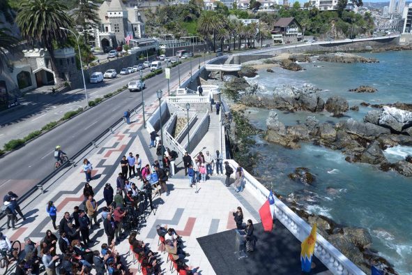 Borde costero de Viña del Mar: inauguran remozado paseo de Av. Marina para potenciar el turismo y el deporte en la ciudad