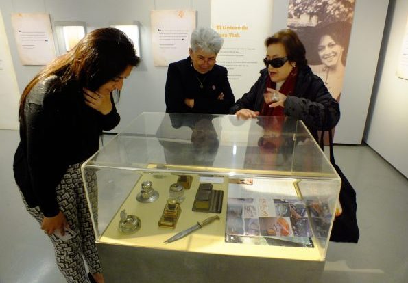 Museo Palacio Rioja inauguró atractiva muestra de valiosos tinteros en su primera exposición con accesibilidad cognitiva