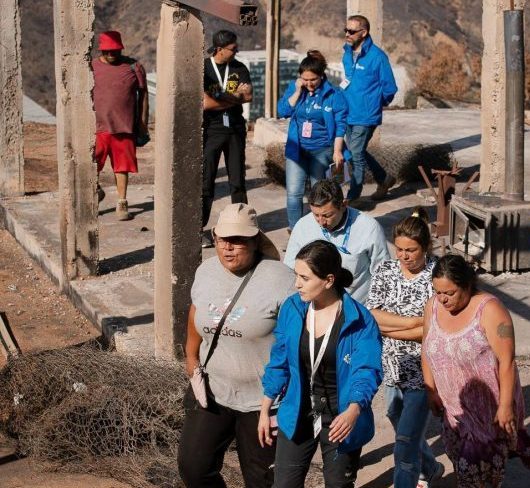 Alcaldesa Macarena Ripamonti junto a la comunidad denuncian entrega de información falsa a damnificados