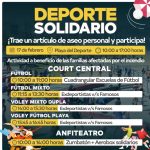En Playa del deporte se realizará jornada solidaria para apoyar a damnificados, con la participación de ex deportistas y figuras televisivas   