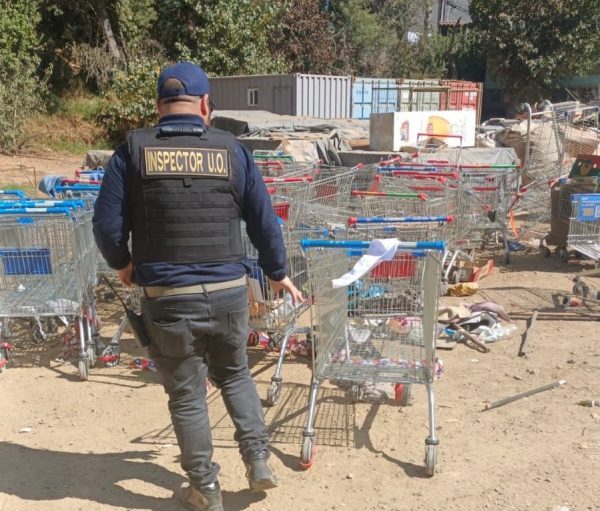 En operativos municipales retiran alrededor de 500 carros de supermercado de las calles de Viña del Mar