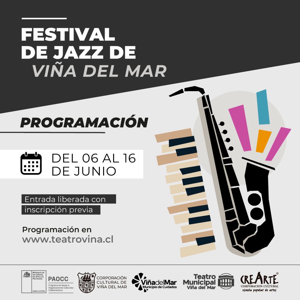 Imagen principal: Festival de Jazz de Viña del Mar vuelve al Teatro Municipal con destacados  exponentes