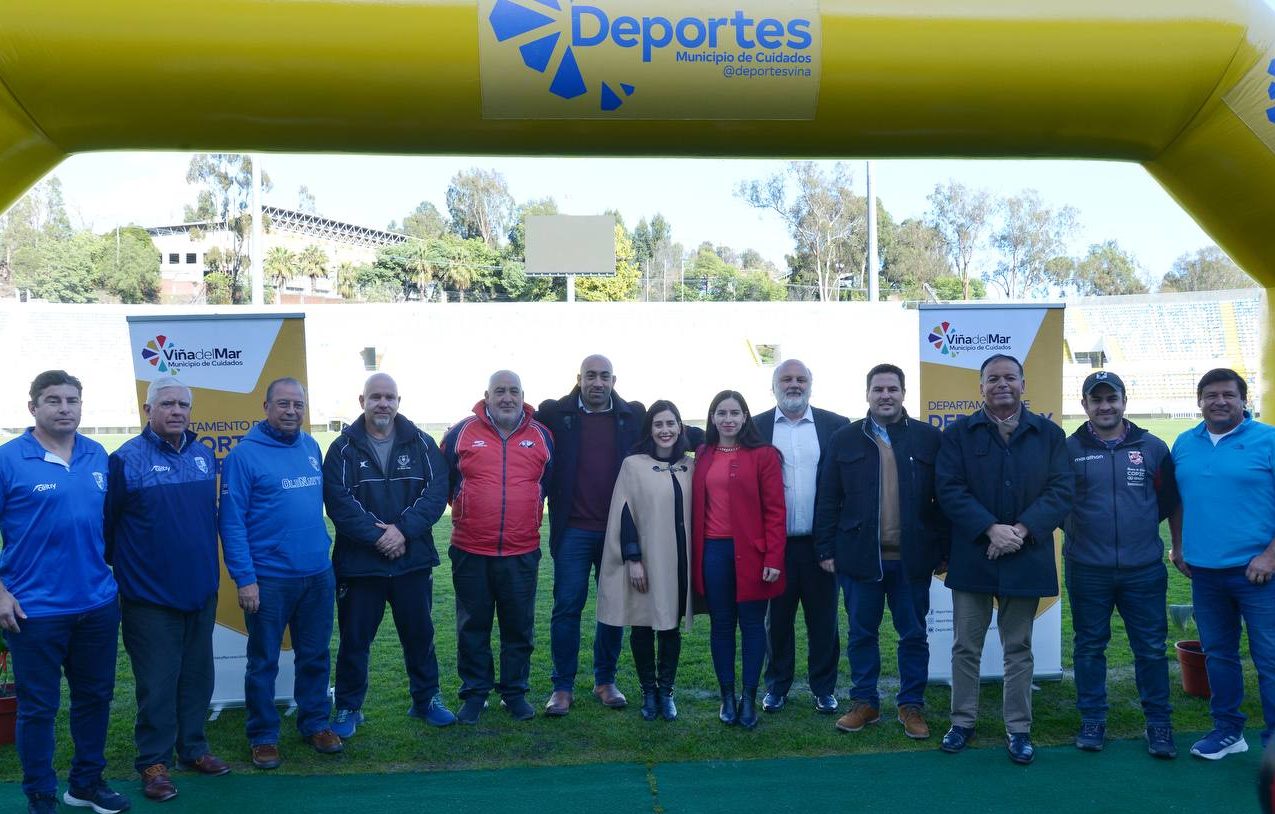 Municipio de Viña del Mar firma convenio con Federación de rugby y anuncian partido internacional de Los Cóndores en estadio Sausalito