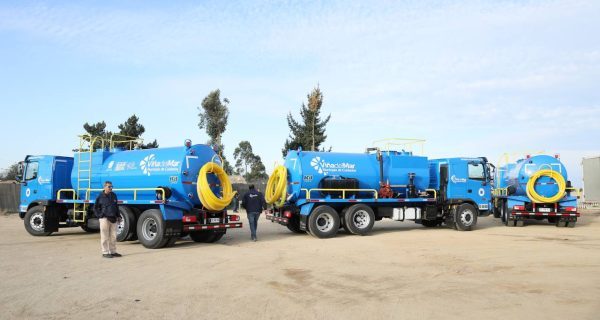 Municipio de Viña del mar tiene  nuevo equipamiento: 4 modernos camiones limpiafosas para la ciudad