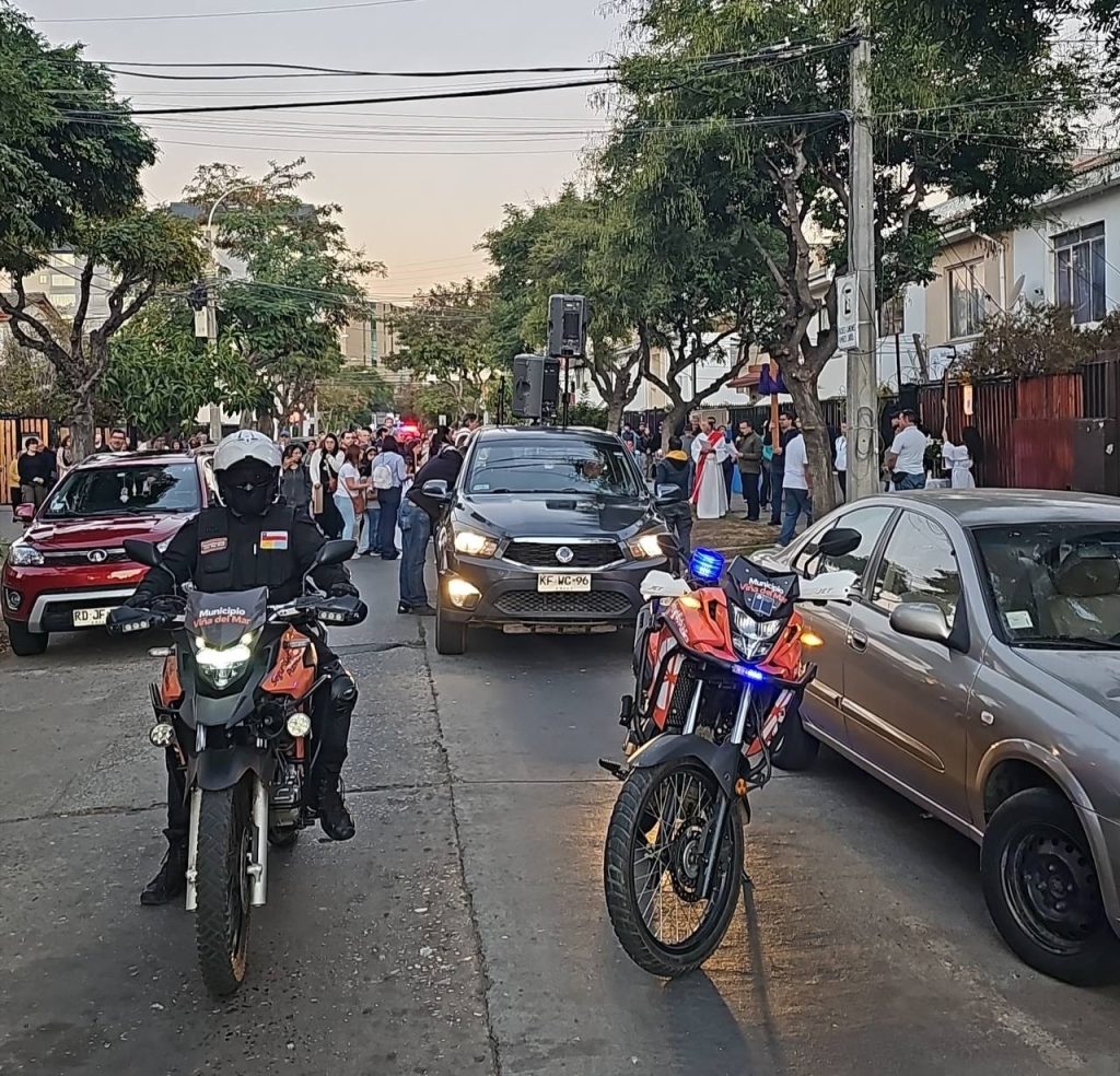 Imagen principal: Viña del Mar: operativos de seguridad municipal terminan con detenidos y motoristas infraccionados durante fin de semana largo