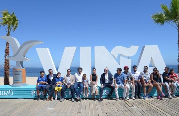 Imagen de la noticia Viña del Mar potencia su imagen turística con letras volumétricas y la Gaviota con  parador fotográfico  en playa Los Marineros
