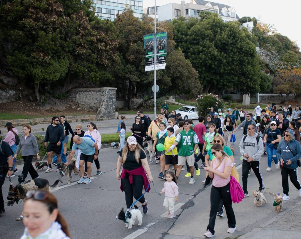 Imagen principal: Masiva presencia de familias en el Borde Costero de Viña del Mar en Caminata Familiar Canina por el 99º Aniversario de Carabineros de Chile