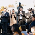 Homenaje escolar a la Glorias Navales