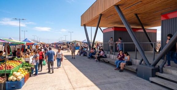 Imagen de la noticia Inician las obras de mejoramiento en feria Caupolicán de Achupallas