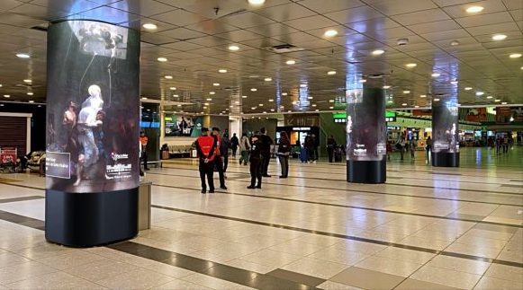 Imagen de la noticia Importante promoción internacional para Viña del Mar: aeropuertos internacionales exhiben pinturas del Palacio Vergara