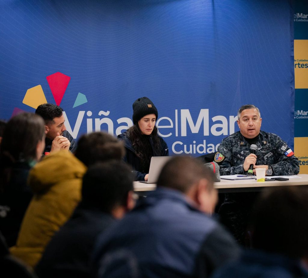 Imagen principal: COGRID en Viña del Mar: Alcaldesa Macarena Ripamonti informó sobre puntos críticos de eventual remoción en masa de la comuna