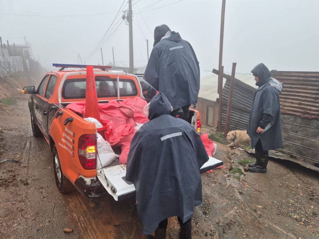 Municipio enfrentando emergencias por intensos sistemas frontales