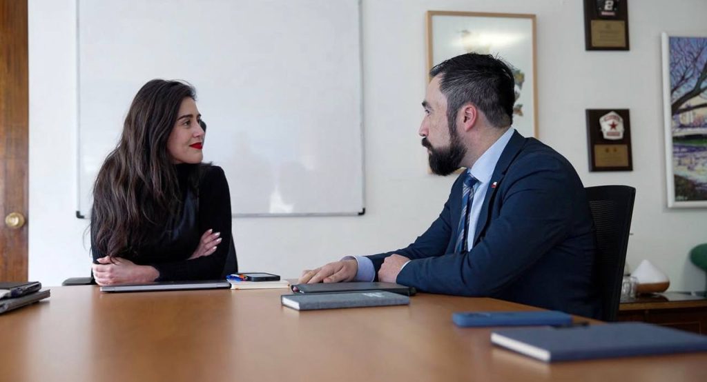 Imagen principal: Plan de Intervención Barrial: Alcaldesa Macarena Ripamonti se reunió con subsecretario de Prevención del Delito para coordinar estrategias de trabajo